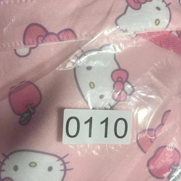 Hello Kitty by Sanrio Puffy Bow Suspender Pink Skirt Size L - Picture 6 of 6
